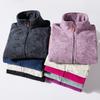 Unisex Oversized Fleece Jacket With Stand Collar Warm Thick Polar Sweatshirt Winter Fall Outdoor Running Cycling
