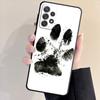Dogs Are Girls Best Friends Dog Paw Case For Samsung Galaxy A23 A33 A13 A21s A71 A31 A51 A53 A32 A52 A72 A22 Black Soft Cover