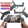 Стрелковый пистолет-контроллер для Switch 2 Joycon Левый Правый Держатель Рукоятки Соматосенсорный Игровой Пистолет Джойпад Игровые Аксессуары