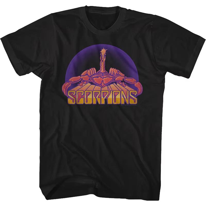 2025 Scorpions1984 Хип-хоп модные хлопковые футболки с рисунком унисекс для мужчин и женщин с коротким рукавом летняя футболка с круглым вырезом