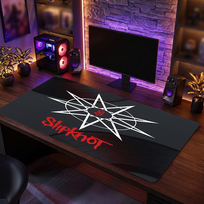 Slipknot Print Large Mouse Pad Smooth Surface Anti?Slip Desk Mat For Gaming Office Laptop Decoration