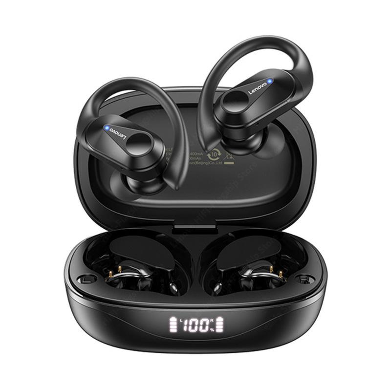 Lenovo Игровые наушники LP75 Bluetooth 5.3 с шумоподавлением, длительным временем ожидания, с микрофоном