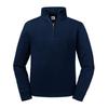 Russell Mens Authentic Zip Neck Sweatshirt