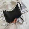 Womens Fashion Solid Color Portable Single Shoulder Underarm Bag Crossbody Bag High-end Daily Casual Fashionable Handbag