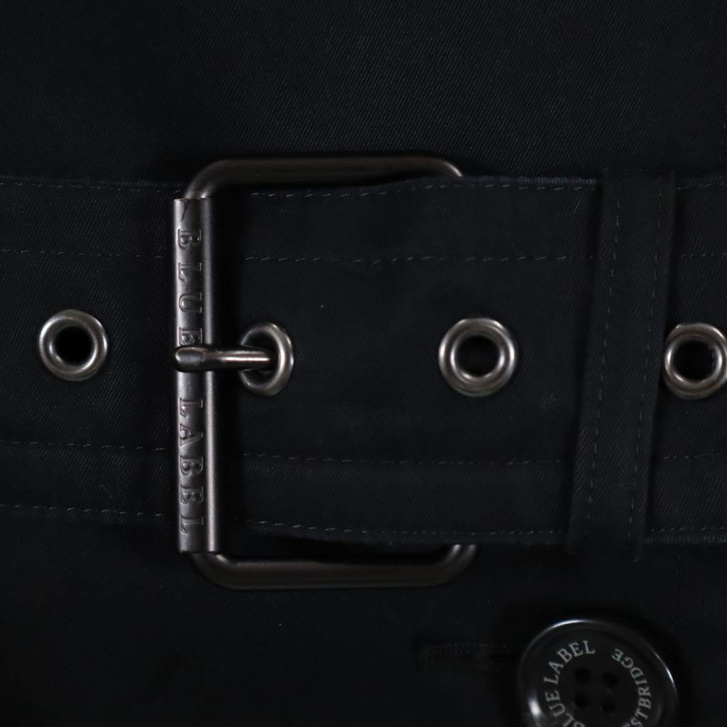 Тренч BLUE LABEL CRESTBRIDGE 40 черный С подкладкой Женский Б/у