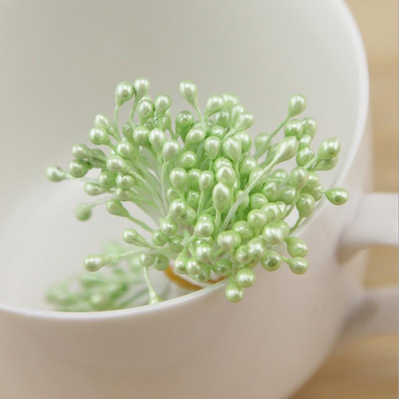 Mini Stamen Handmade Artificial Flowers Wedding Home Decoration DIY Christmas Scrapbook Accessories