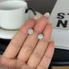 Женские пусеты Mo Sang из стерлингового серебра S925, 0,5 карата, цвет D, изысканный универсальный дизайн