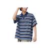 Puma Downtown 180 Loose Fit Color Block Striped Polo Shirt Men Tops Navy-Blue 630119-14
