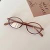 Ретро Овальная Оправа Миопия Анти-Синий Свет Очки Милая Крутая Девушка Черно-Белые Очки Ретро Простые Женские