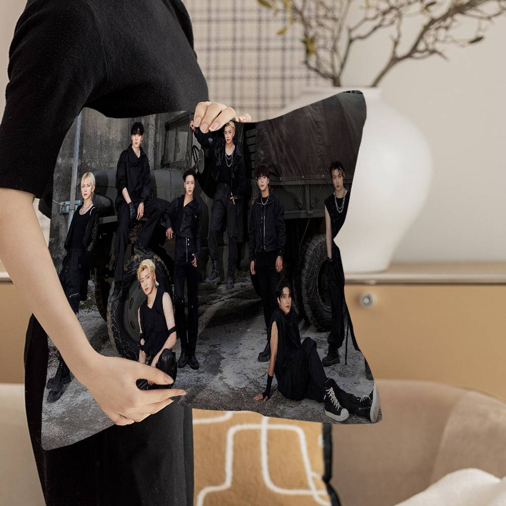 A-Ateezs Kpop Стиль Счастливый Дракон Наволочка Чехол для Подушки на Диван Декор Комнаты Подарок для Детей