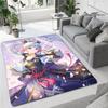 Genshin игра ковер с мультяшным принтом ковер для гостиной спальни нескользящий коврик для детской игровой комнаты ковер реквизит для фотосъемки