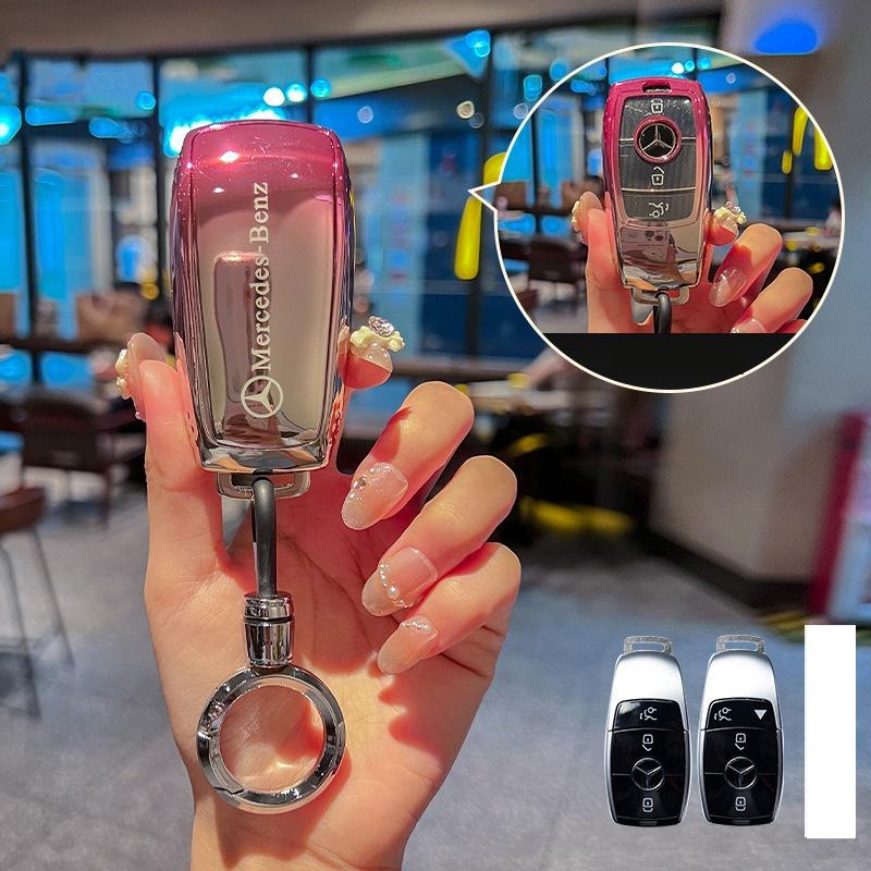 Car Remote Key Case Shell For Mercedes Benz C E S Class W223 W206 C260 S450 S500 CLA W177 C180L E260L W205 W213 W222 AMG CLA220