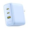 Baseus Быстрое зарядное устройство GaN на 70 Вт с 3 портами USB-C