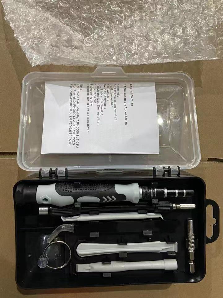 115-in-1 Chrome Vanadium Steel Phone & Watch Repair Screwdriver Set