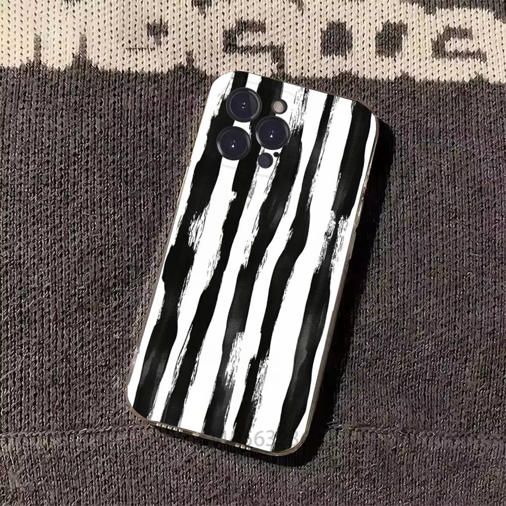 Красочные Минималистичные Полосатые INS Чехлы Для Телефона Для Пары На iPhone 17 16 15 14 13 12 11 Pro Max Plus Роскошная Защита Камеры Пластик