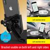 Aluminum Alloy Phone Holder: Anti-Shake Mount for Motorcycles, E-Bikes, and Bicycles.