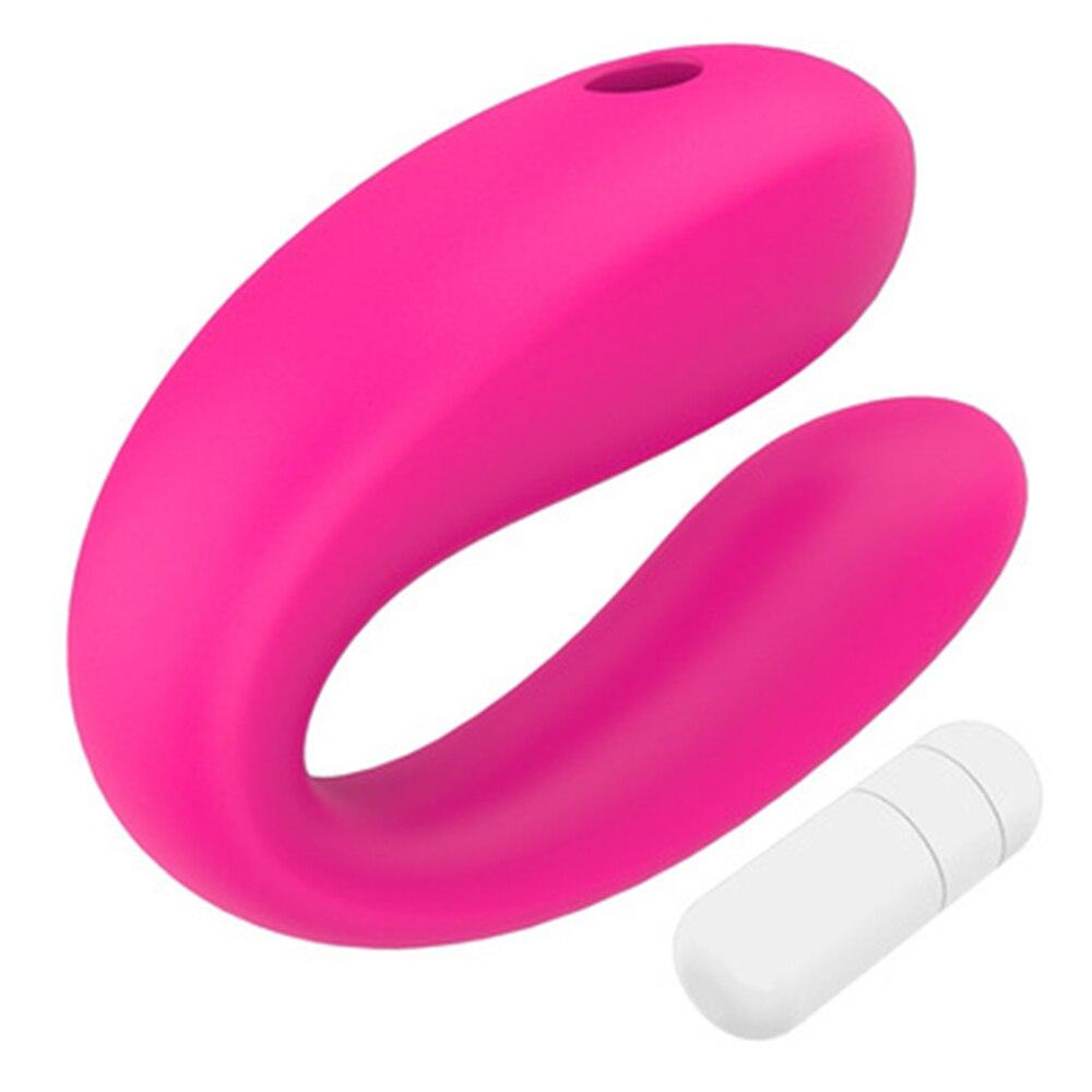 U Type Vibrator G-Spot Anal Pussy Vibrator Стимулятор клитора Секс-игрушка для женщин Пара Секс-шоп