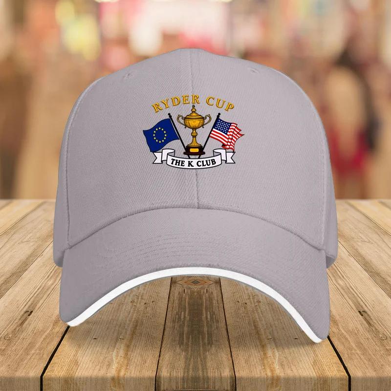 Кепка для гольфа Ryder Cup шт. Кепка для гольфа Ryder Cup Легкая регулируемая кепка-snapback Официальная кепка для турнира с логотипом Ryder