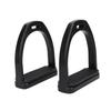 2 Pcs High Strength Plastics Stirrups with Black Non-slip Rubber Pad Horse Tool Accessories(large )
