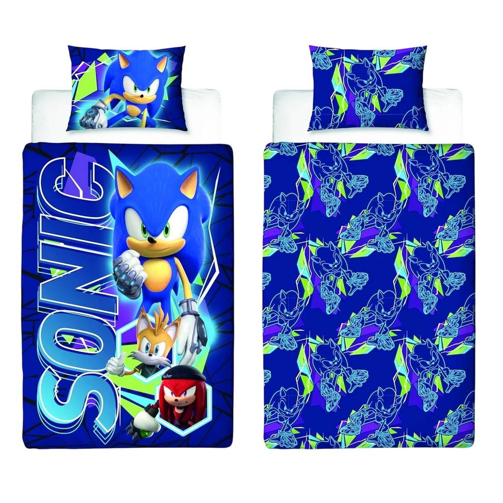 Sonic The Hedgehog Digital Gaming Reversible Duvet Set