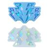 Silicone Mold for Earring Pendant Holographic Lightnings Earring Resin Mold Lightnings Shape Earring Charm Epoxy Molds