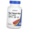 Красный дрожжевой рис и Коэнзим Q10, Red Yeast Rice With CoQ10, 120капс (71647024)