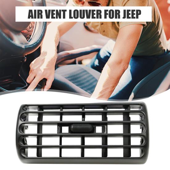 AC Vent Outlet Grille for Jeep 1997-2006, Dashboard Air Conditioning Louver, Replacement Air Outlet, Replaces 5FS10LAZAB