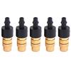 5Pcs Copper Misting Fog Cooling Nozzles Atomizing Sprayers For 4/7Mm Hose
