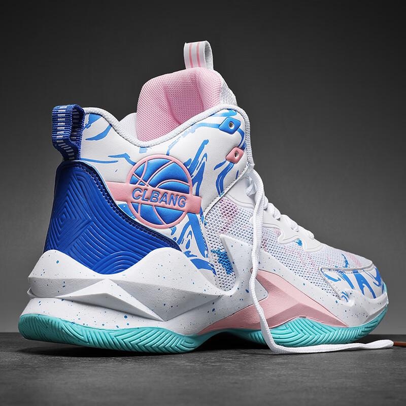 Putian Feibiao shock-absorbing basketball shoes men's high-top rebound technology actual combat sneakers carbon plate combat boots sports shoes women'