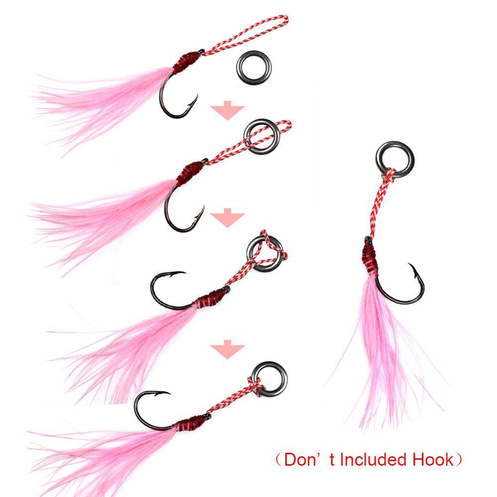 50 шт. высококачественные прочные рыболовные разъемные кольца из нержавеющей стали для рыбалки с поворотным креплением