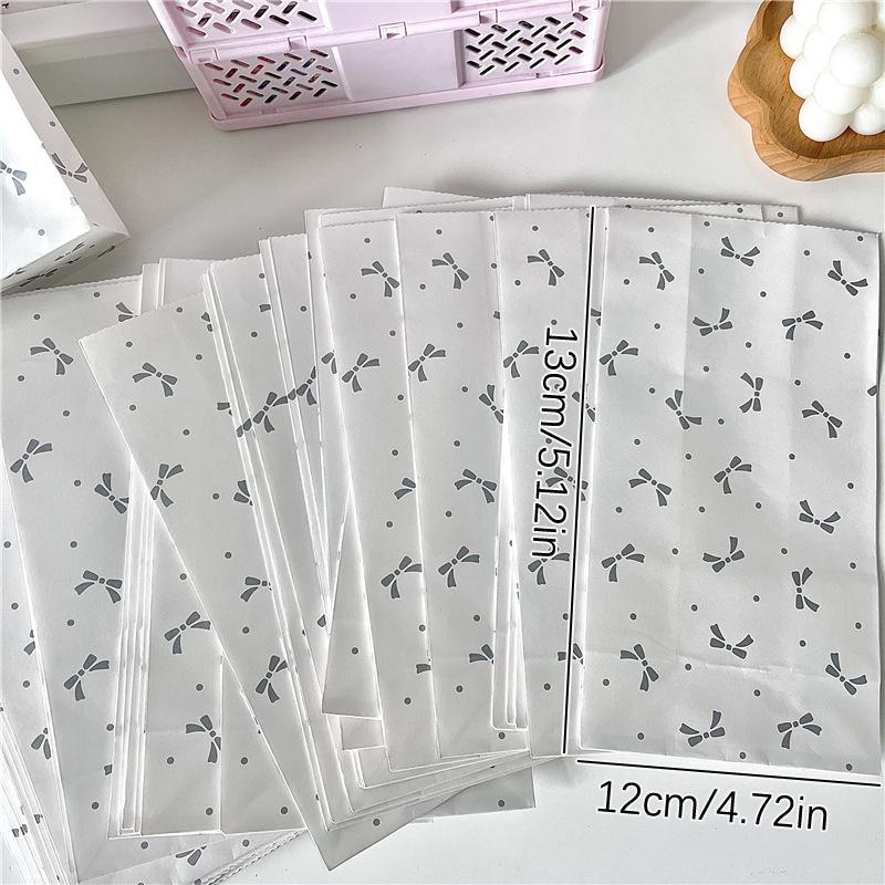 5 шт. простой серебряный высококачественный бант тиснение бумажный пакет подарочная упаковка сумка открытка из крафт-бумаги упаковка