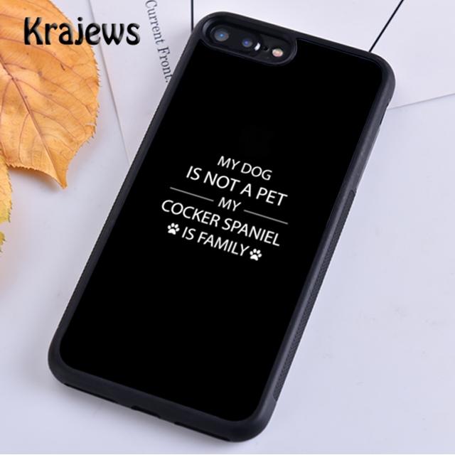 Cartoon Cocker Spaniel Phone Case Cover For iPhone 17 Air 16 15 14 plus 12 13 pro max coque Shell Fundas