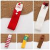 Santa Claus Christmas Stockings Elk Long Tube Socks Fashion Design Cartoon Hosiery  Women