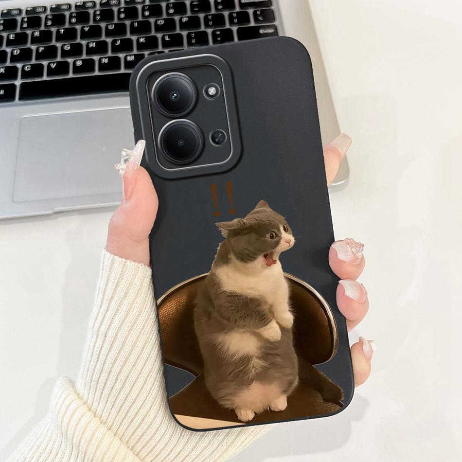 Для Xiaomi Poco C85 4G Милый Кролик Кошка Мультяшный Чехол Для Poco C85 C 85 4G Ударопрочный Мягкий Силиконовый Чехол
