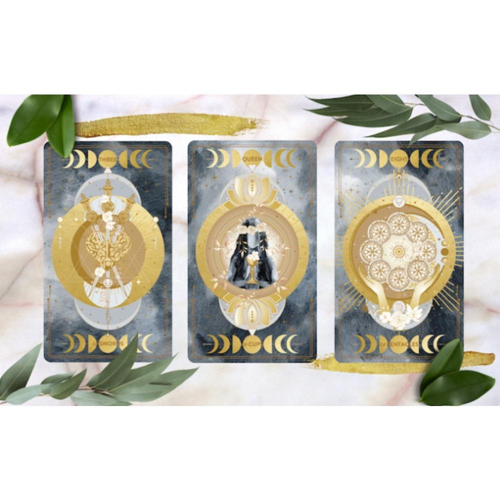 Lucine Tarot MIDNIGHT Edition 78-карточная колода для гадания 12*7 см