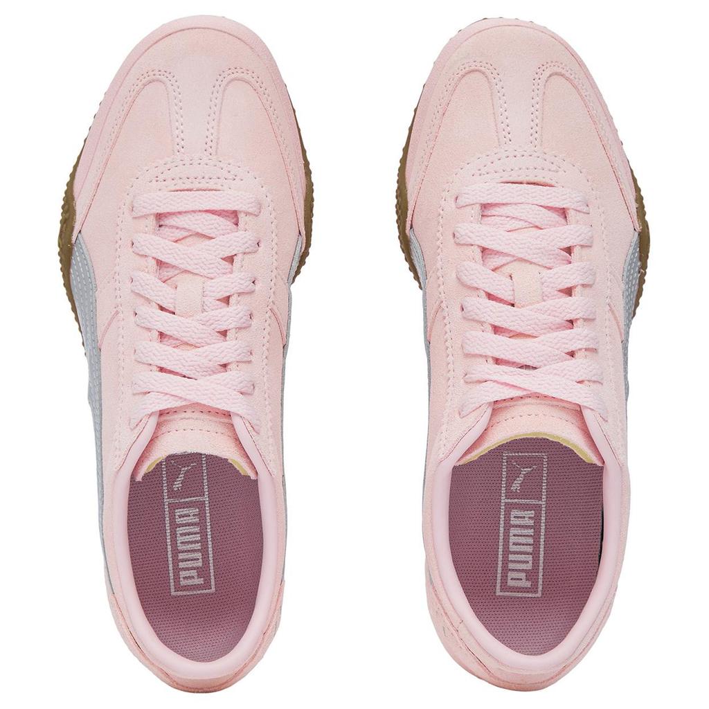 Puma Bella Ut Замшевые Модные Универсальные Тренировочные Низкие Кроссовки Унисекс Розовые 402980-01