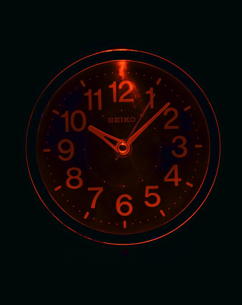 Seiko Clock Alarm Clock Automatic Lighting Analog Light Concentrating Resin Dial Visible Even At Night Light Gold Pearl KR886G SEIKO