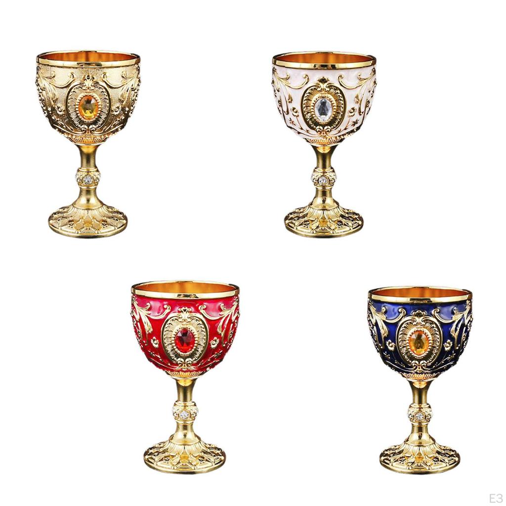 Тисненый бокал для воды, коллекция питьевых стаканов, многоразовая посуда, металлический мини для праздничной вечеринки