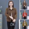 Women's Corduroy Shackets Jacket Oversized Button Down Lapel Coat Casual Long