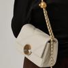 "2025 Women's Cowhide Diamond Chain Shoulder Bag - High-End Spring/Summer Genuine Leather Messenger"