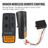 Wireless Remote Control Recovery Kit 72W Universal for Jeep Off-road ATV Trailer 2.4G 12V 24V Electric Winch Switch Controller
