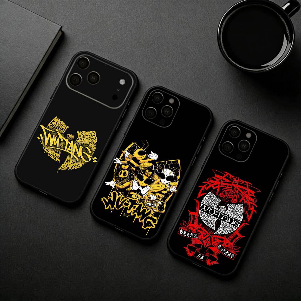 Wu-Tang Wu T-Tang C-Clan-N U-Ultra Чехол для телефона для iPhone 17pro,16,15,14,13,12,11 Plus,Pro Max,XS,Мягкий силиконовый черный чехол