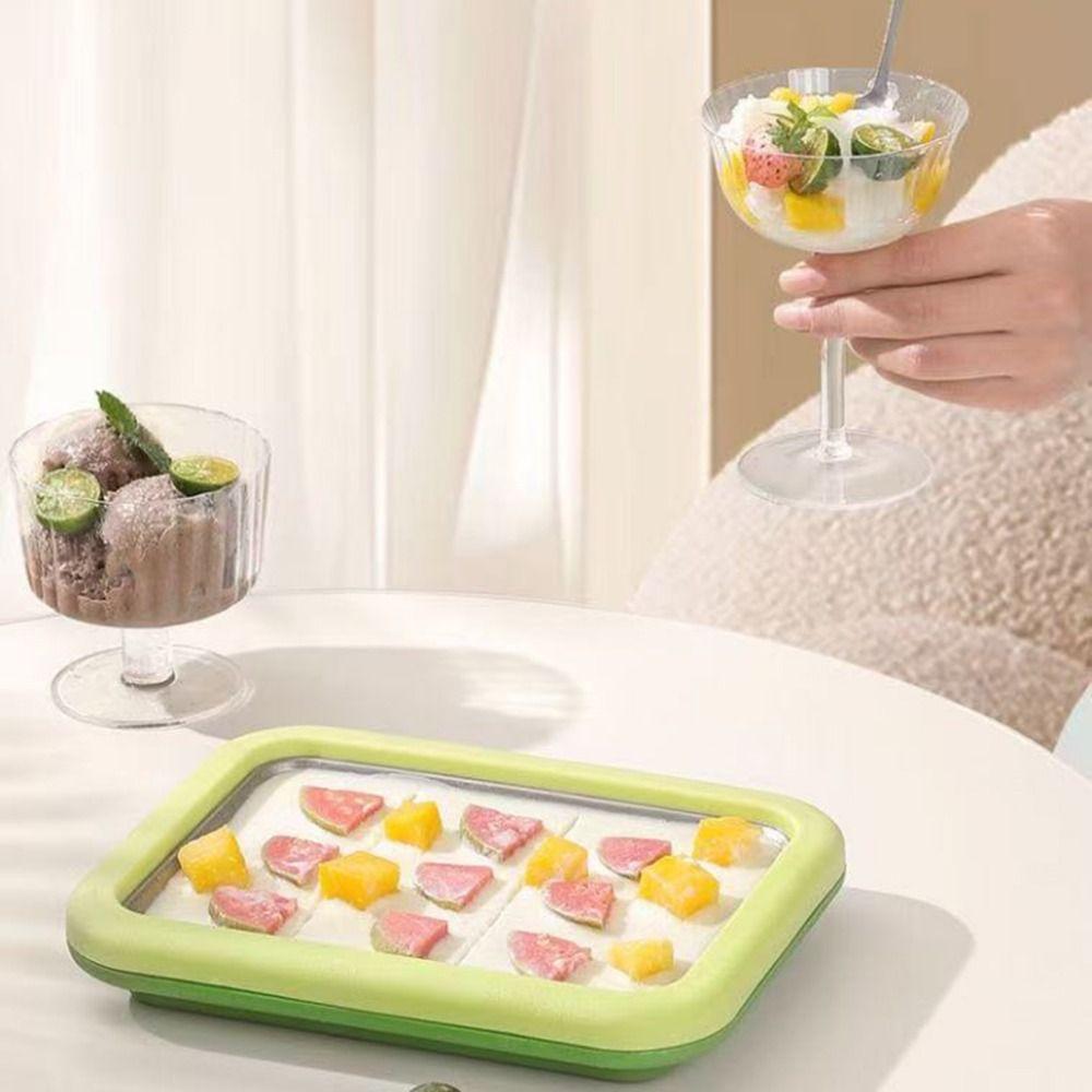 Многофункциональная машина для жарки стир-фрай, йогуртница, DIY, холодная, сладкая, жареная, ледяная сковорода, мороженица, для домашнего использования