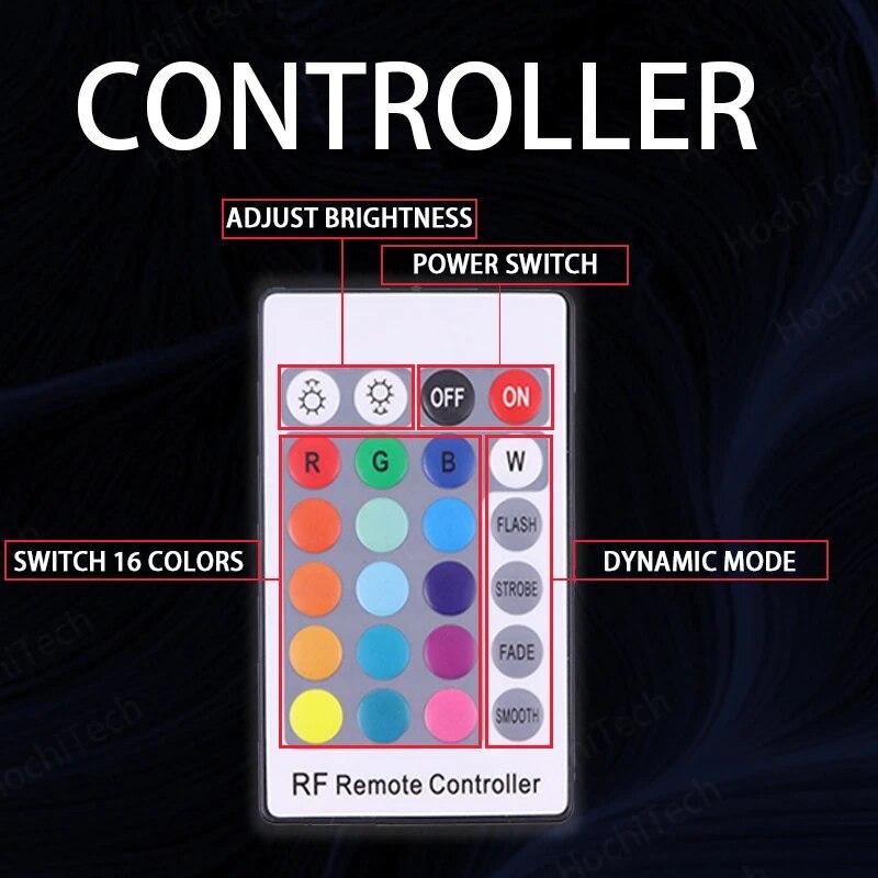 RF пульт дистанционного управления, многоцветный, ультра яркий RGB светодиод, ангельские глазки, DRL для BMW 3 серии E90 E91 2005 2006 2007 2008, ксеноновые фары