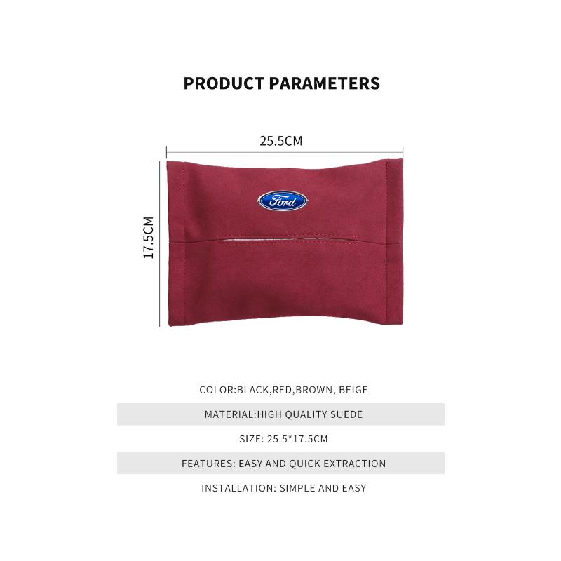 Автомобильный тканевый мешок-коробка Автомобильный подвесной органайзер для козырька Аксессуары для хранения Для Ford Fiesta MK7 Mondeo MK4 ST Focus MK1 MK2 MK3 Focus 2 3 4