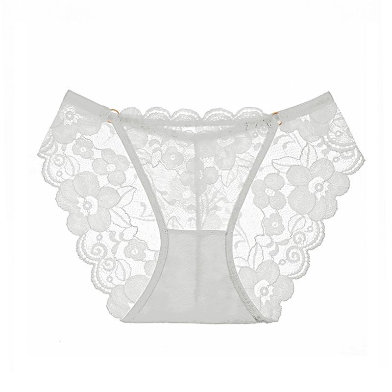 Luxury Women's Lace Panties - Sexy, Low Waist, Transparent, Hip-Lift Design