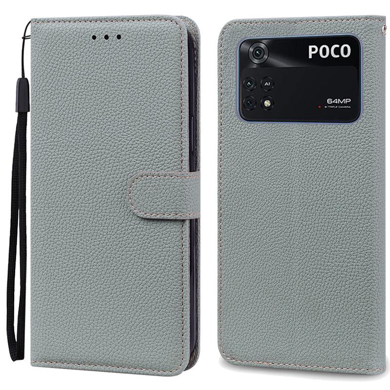 Чехол POCOM4 Poco M4 для POCO M4 Pro 4G, кожаный флип-чехол-кошелек для Xiaomi Mi POCO M4 Pro 5G, чехол для телефона Fundas Coque, мягкий TPU