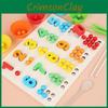 Wooden Number Color Bead Sorting Board Educational Toy For Learning Toddlers