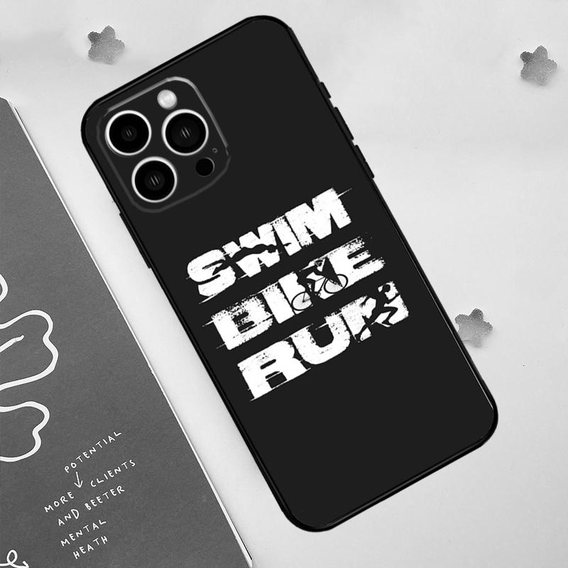 Чехол для телефона Triathlon Tri Life Swim Bike Run для iPhone 17 Pro Max 14 11 15 16 Pro Max 13 12 mini 16 Plus 16e 17 Air Funda