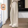 Women's Fleece-Lined High-Waist Wide-Leg Pants